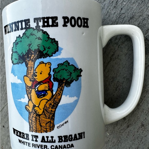 WINNIE THE POOH COFFEE MUG- WHITE RIVER, CANADA- WHERE IT ALL BEGAN! - Picture 7 of 10